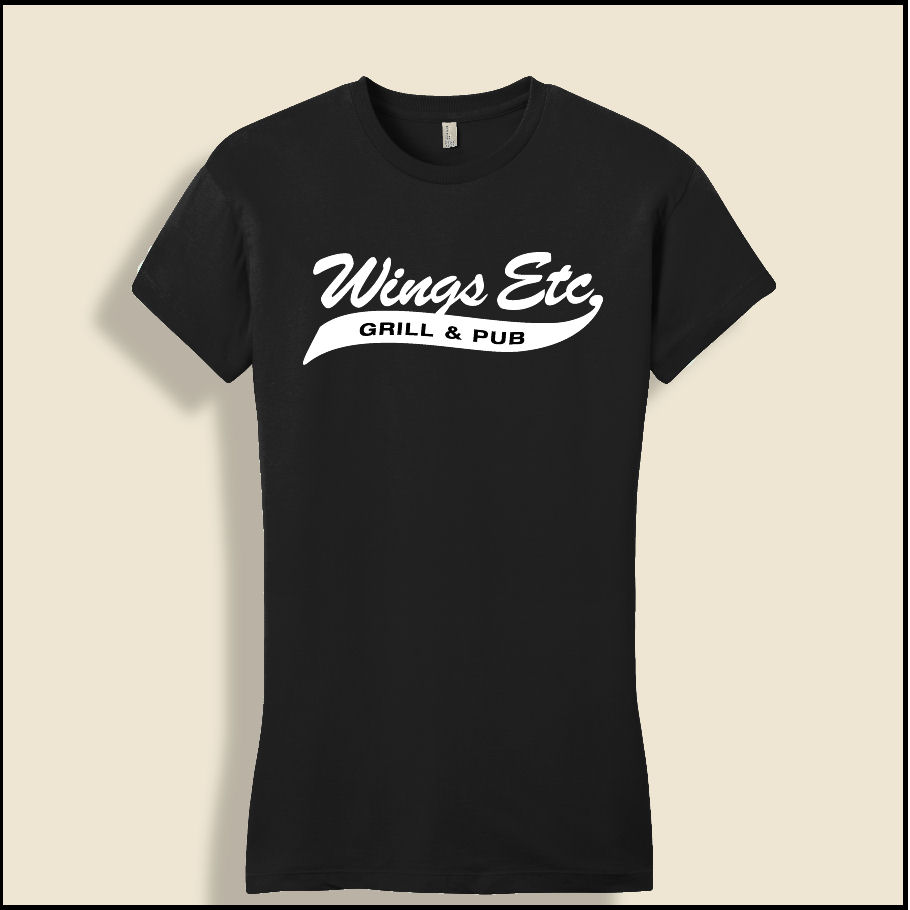 Black Ladies Wings Etc. T-Shirt